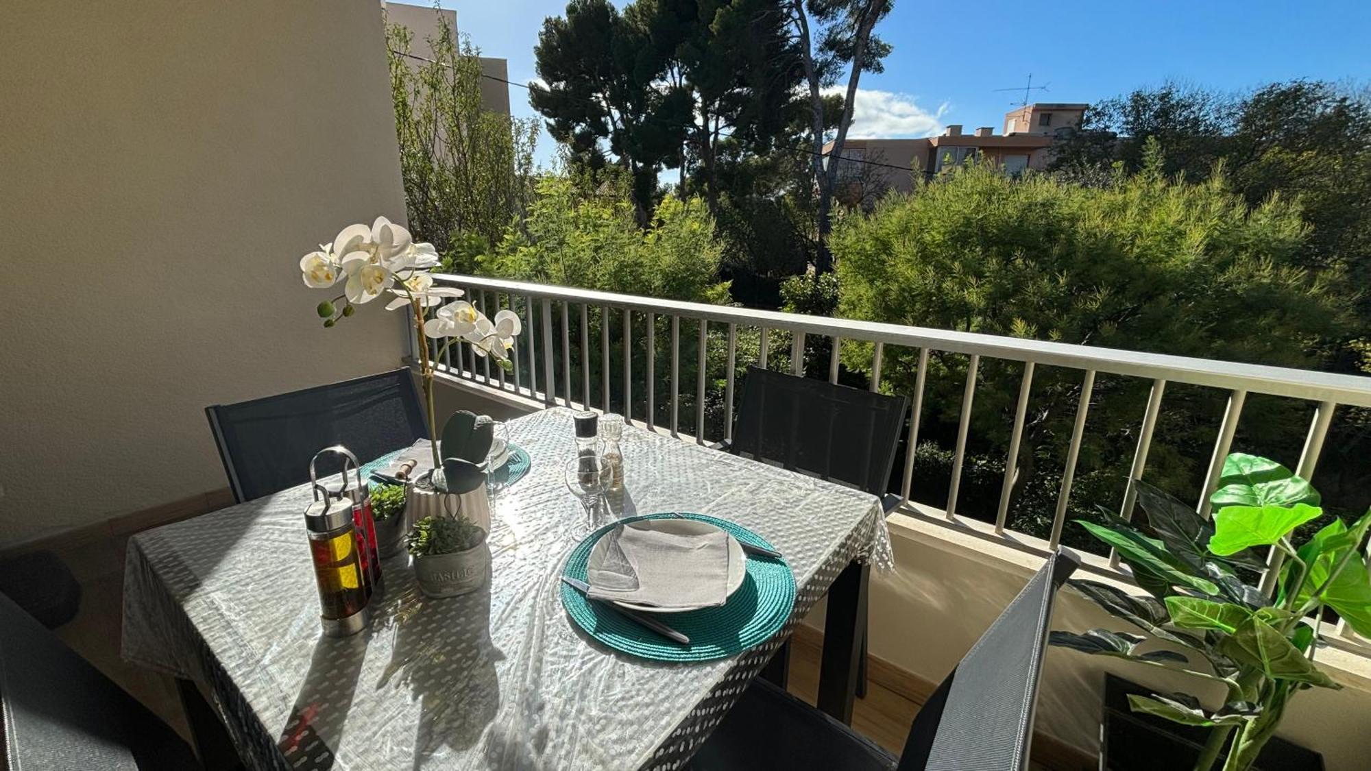 Proche Centre Sanary Studio Climatise 4 Personnes エクステリア 写真